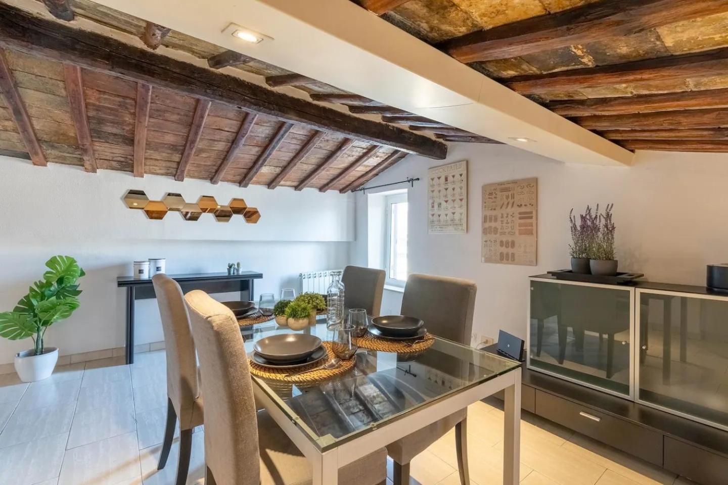 15 Min From Piazza Venezia Skyline Sanctuary In Trastevere Bagian luar foto