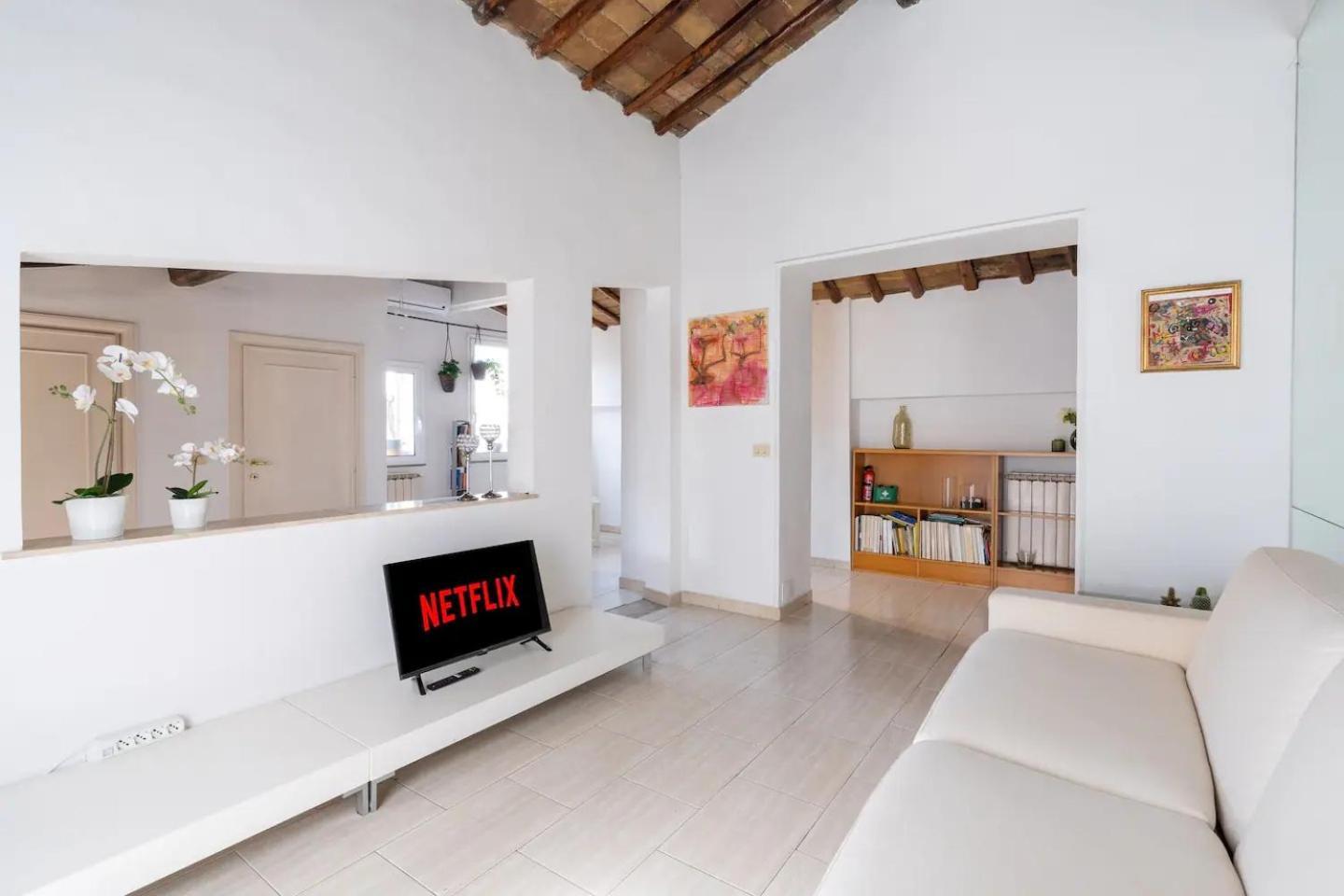 15 Min From Piazza Venezia Skyline Sanctuary In Trastevere Bagian luar foto