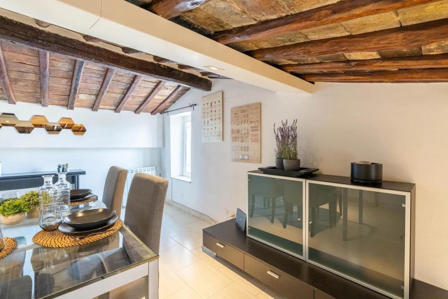 15 Min From Piazza Venezia Skyline Sanctuary In Trastevere Bagian luar foto